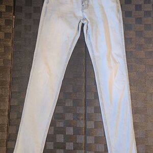 Hollister Men's Skinny Jeans in Light Blue